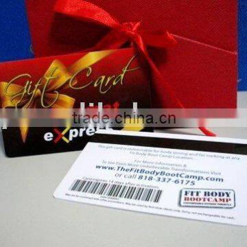 Plastic Gift card