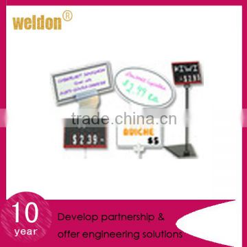 WELDON advertising plastic price tag displays