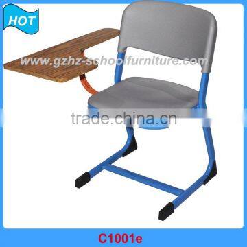 school folding student Chair with writing Pad