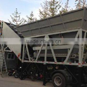 Fully automatic mobile concrete batching plant