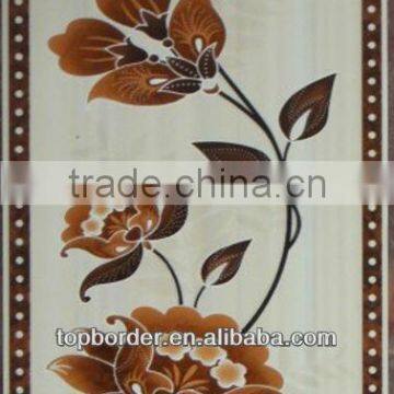 colorful flower hot sell ceramic decor 250x400MM