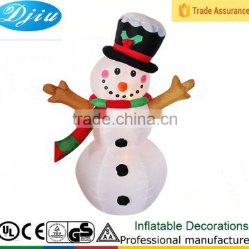 DJ-169 Snowman AIRBLOWN INFLATABLE 6 FT LED LIGHTED christmas Yard Decor