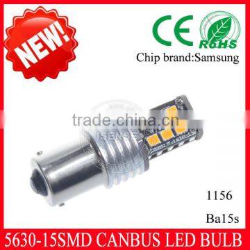 Ba15s/1156 5630-15smd led chip bulbs turn signal light, brake light, reverse light