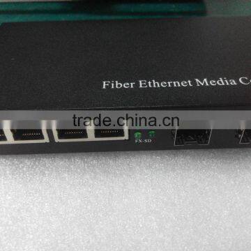 1000M SFP to Copper Fiber Converter ( 2SFP 4RJ45 Fiber Switch) photo-5