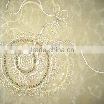 Sequin embroidery curtains