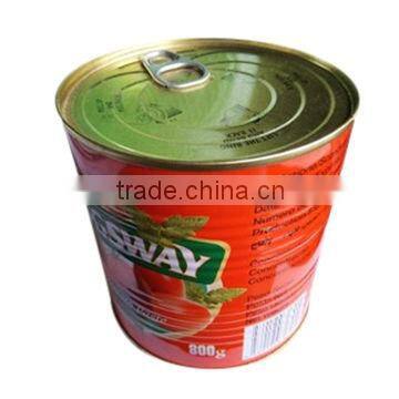 2015 Hot sell canned tomato paste,tomato sauce with good taste