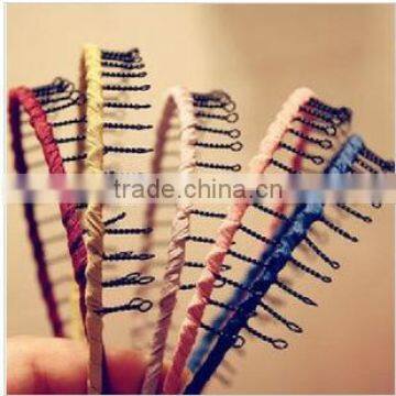 The New 2014, Europe and the United States, fashion wire winding hair band wholesale.
