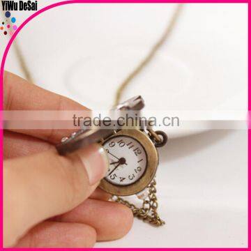 Creative Necklace Watch Wholesale Heart Pocket Watch photo-2