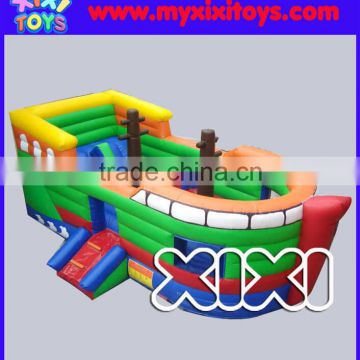 ship shape inflatable slide for kids