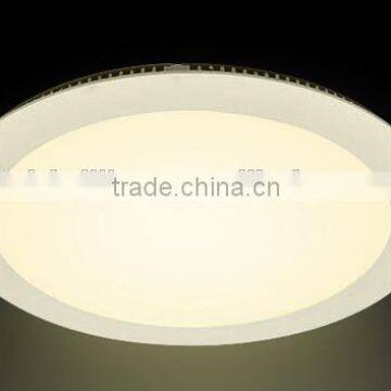 hot sales 2015 new design Ultra thin round led panel light 24W 2800-6500K