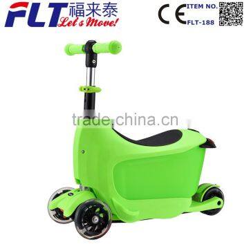 New arrival Fulaitai patented kids pedal scooter kids for wholesale