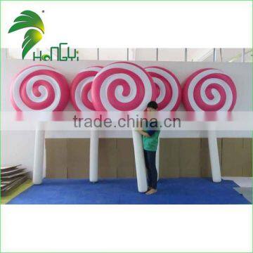 2016 Christmas Inflatable Lollipop / Customized PVC Inflatable Lollipop Model