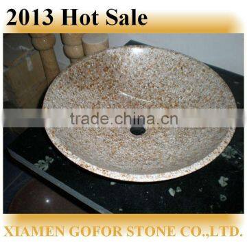 2013 Hot sale stone table top basin bathroom sink