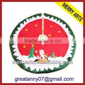 alibaba china factory handmade christmas tree skirts ornament cheap Xmas tree skirt