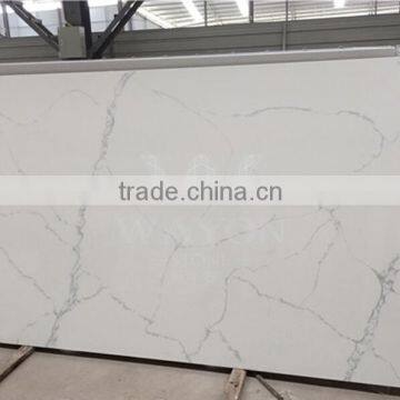 Quartz Slab Calacatta White Quartz Stone Tile