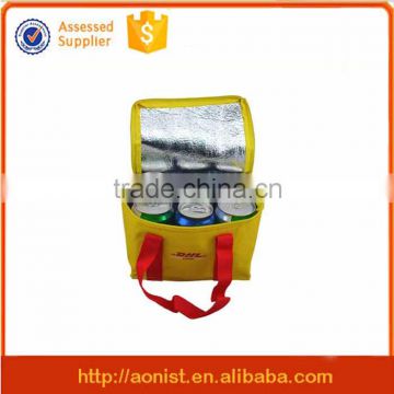 Promotional 6 cans cooler bag with holder