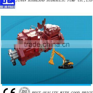 Excavator hydraulic pump assembly