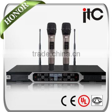 ITC T-521UF Best Selling Auto Frequency Matching FM Wireless Microphone for Teachers