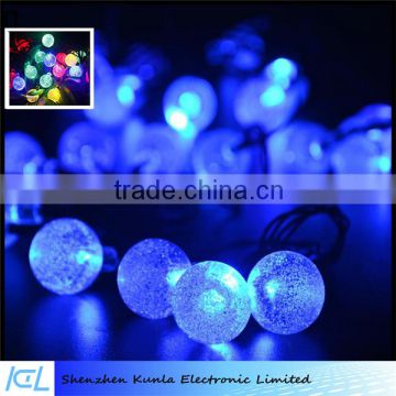 8 Modes Outdoor Crystal Ball Solar String Lights for Christmas Trees