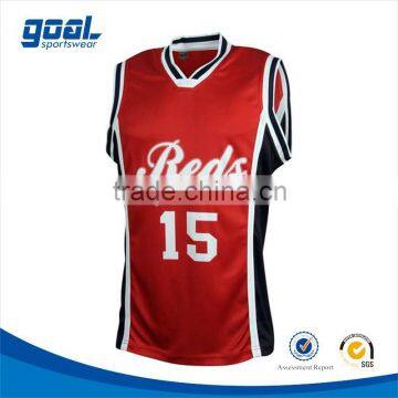 China Sports Clothing Manufacturer Custom Design Player Plus Size Basketball Jerseys