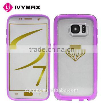 IVYMAX New Hard Back Case Cover for Samsung Galaxy S7 with FREE Screen Protector