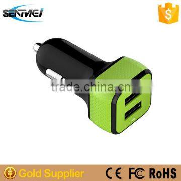 Customized Logo Portable 4.4A Dual Car USB Charger Wholesale Promotion Gift