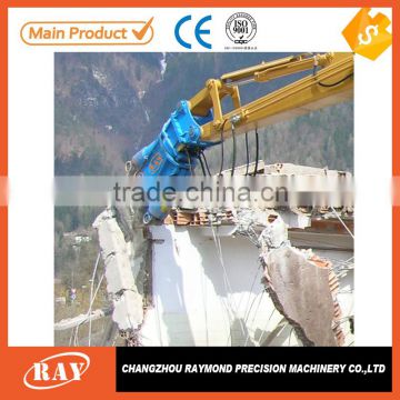 Hydraulic shear for excavator to cut steel, crusher