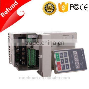 ac380V single phase vfd frequency inverter 1.5kw 220vac 50hz to 60hz