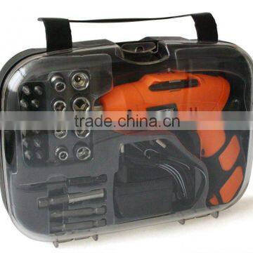 Plastic Transparency Box packing Cordless Screwdriver