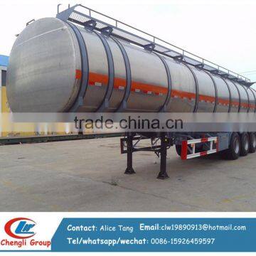 Aluminum Alloy Fuel Tank Truck Tri-axle Fuel Tanker Truck Trailer photo-2