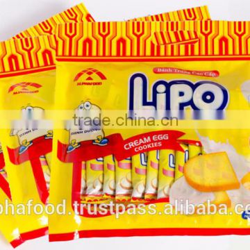 LiPo Cream Egg Biscuits - Best sales products from Vietnam