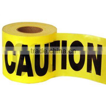 High Quality Plastic Yellow Notice Tape