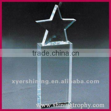 laser crystal engraving star cup