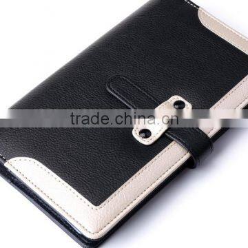 Top quality cheap leather portable card holders pu