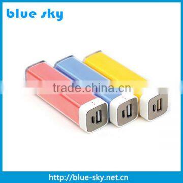 High Quality real 2600mAh Mini Power Bank, Portable Super Slim Power Bank For All Devises