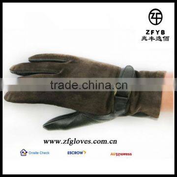 2013 designed winter suede gloves