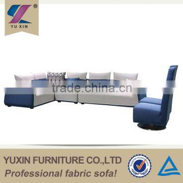 europe modern sofa set design with no arm chair