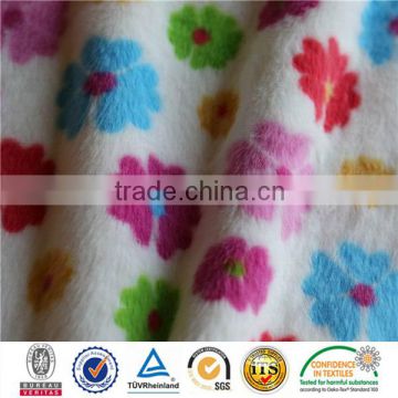 low price print velboa fabric for toys and blankets