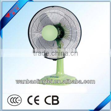 Home Essentials White 3-Speed 16" Inch Oscillating Desk Table Floor Fan 2014 New Model Electric Table Fan