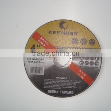 reinforced stainless steel abrasive wheel