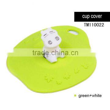 Lovely Calf Disposable Silicone Coffee Mug Lids