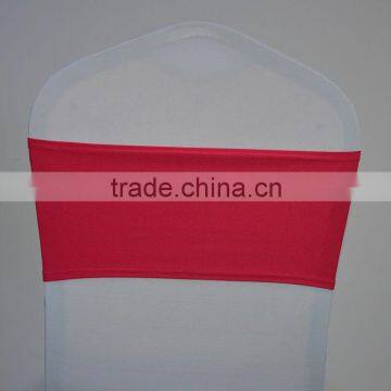 Single layer cheap spandex chair sash/spandex band for sales