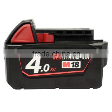 for milwaukee M18 XC Red Li-ion 4000mah Battery For Milwaukee 48-11-1820 1828 1815 1828 1840