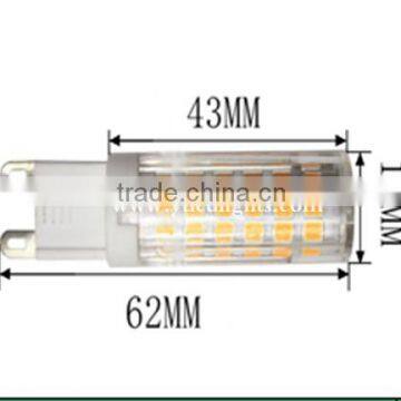 G9 led bulb light led corn lamp light 5.5W 2835 75pcs leds new design led bulb AC230 or AC 110V high quality 3year warranty
