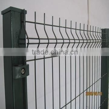 galvanized curvy welded mesh fence