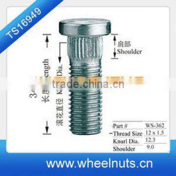 chagnzhou hongsheng heat treat knurl stud