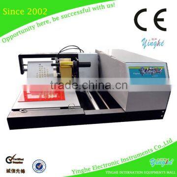 CE Standard foil personalized card printing machine