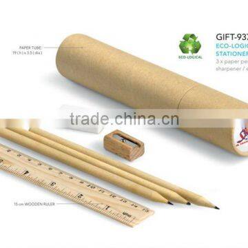 Eco friendly stationery set