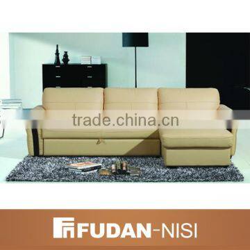 Economic metal frame fabric sofa bed