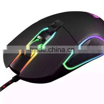 2016 Best price REAL RGB Back lit gaming mouse 6d mouse PC wired mouse